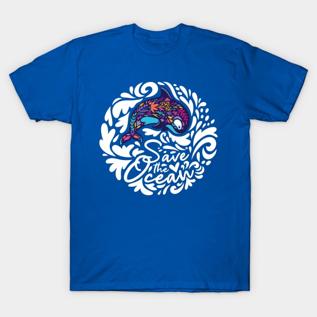 Save the Ocean T-Shirt by PenguinHouse